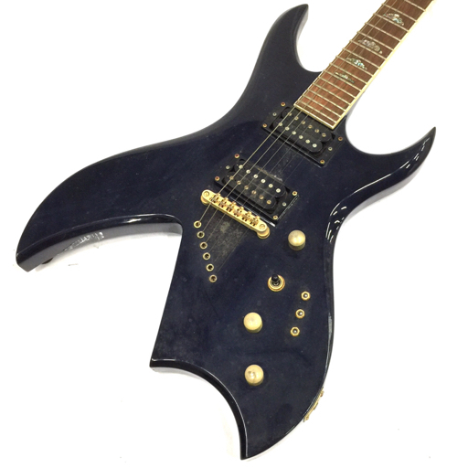 BCリッチ エレキギター Bich アクティブ 変形ギター ブラック 24フレット B.C.RICH