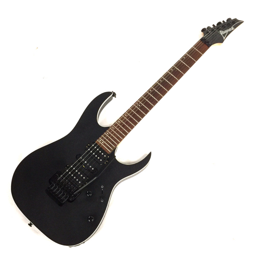 アイバニーズ エレキギター ロック式 RG370ZB 24フレット ブラック