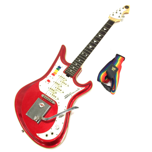 テスコ スペクトラム5 エレキギター ビザールギター メタリックレッド TEISCO